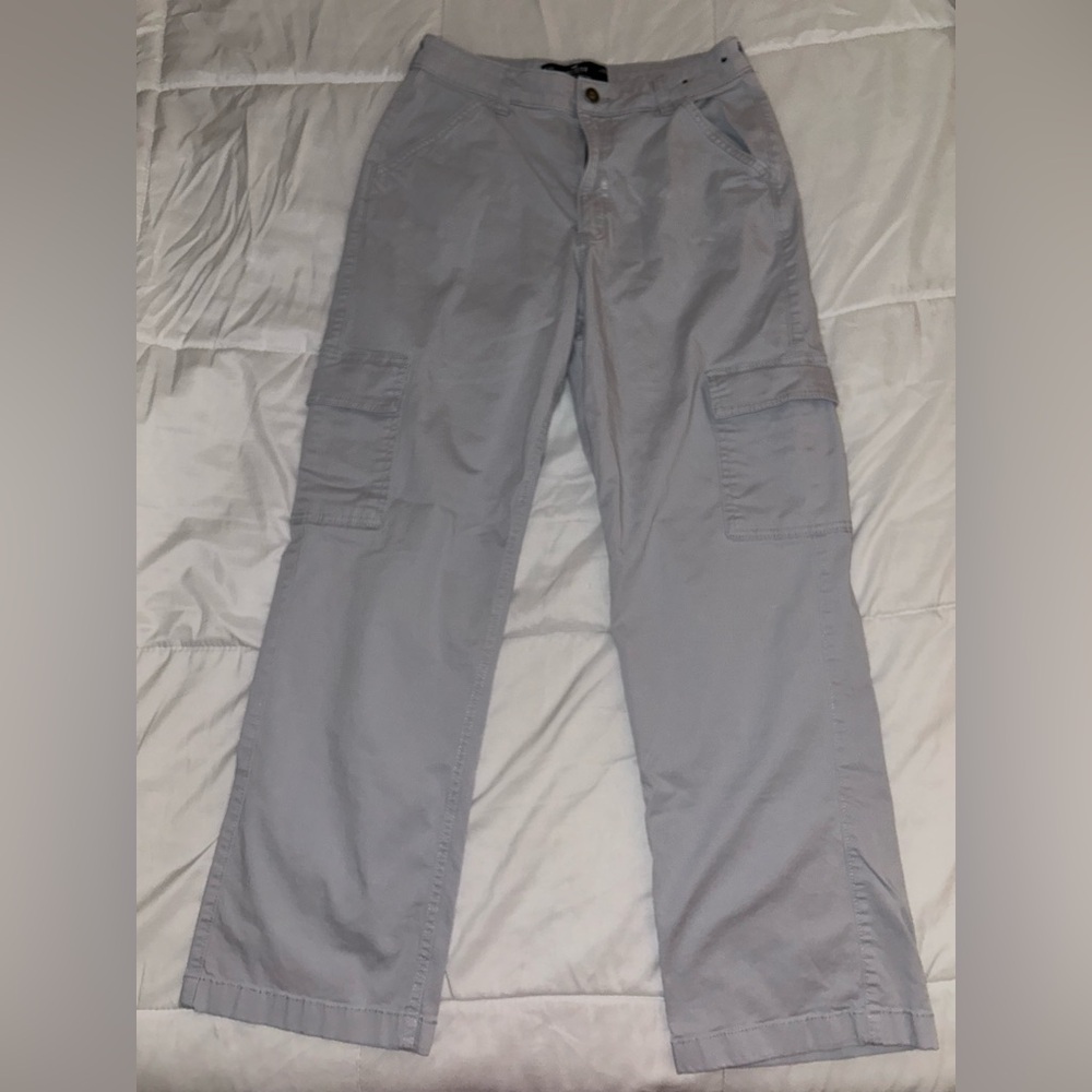 Hollister Grey Cargo Pants 28